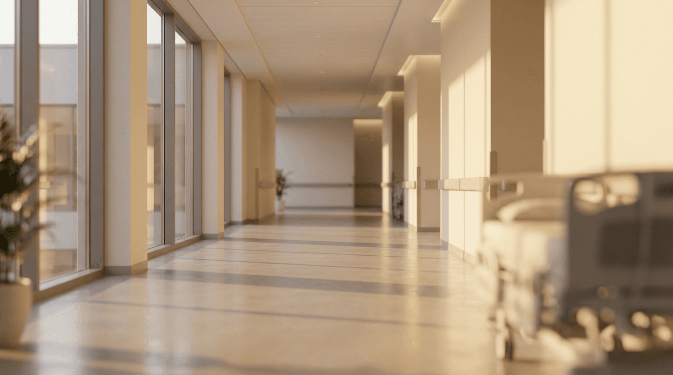 Laboratory technician in gloves pipetting blood sample into test tubes under bright clinical lighting